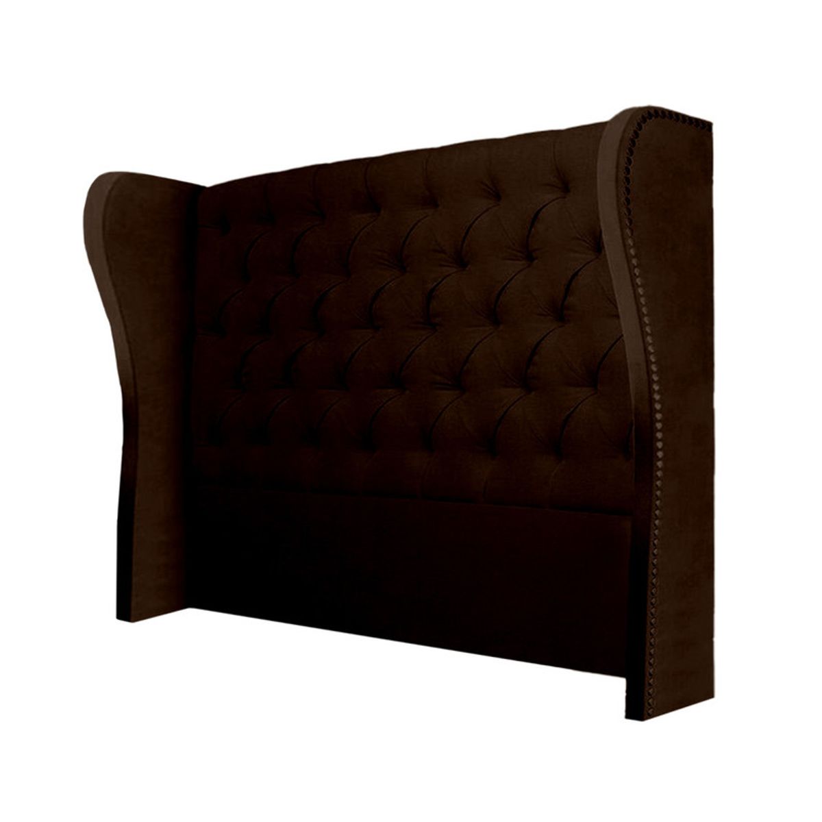 MAVISAC - Cabecera Safiro Mavisac Dos Plazas Color Chocolate - Tela