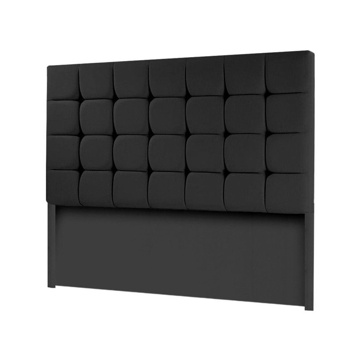 MAVISAC - Cabecera Cubes Mavisac Plaza Queen Color Negro - Tela