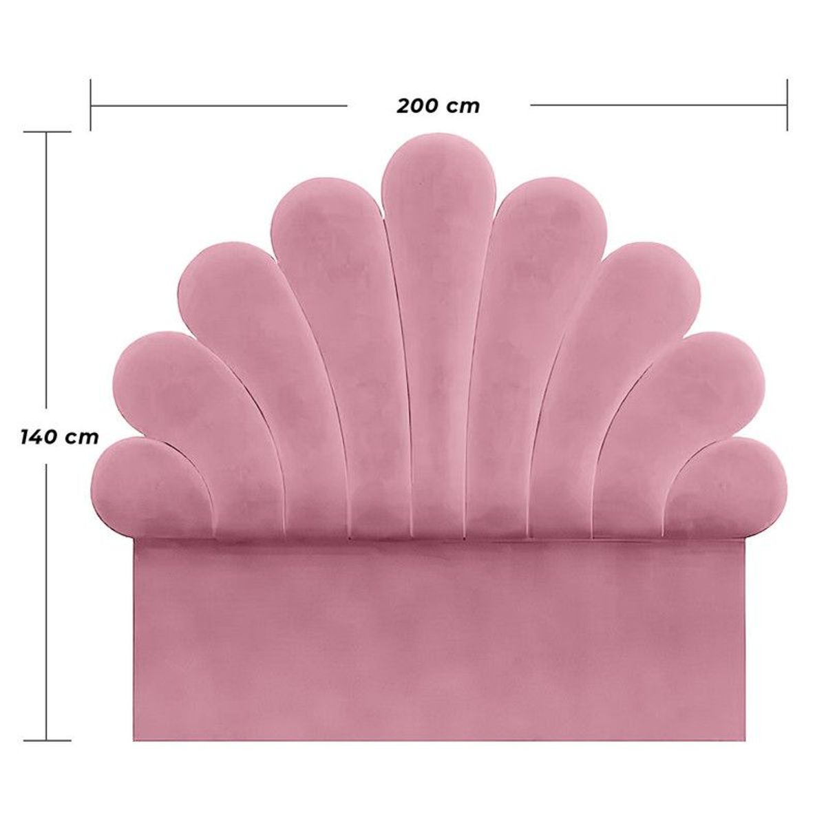 MAVISAC - Cabecera Emily Mavisac Plaza King Color Beige - Tela