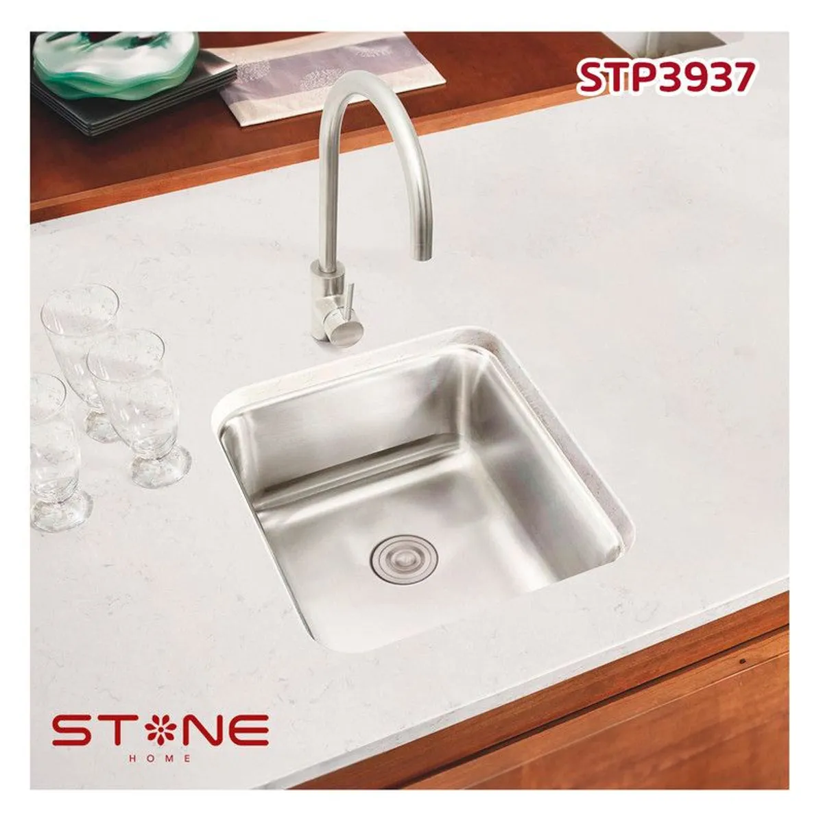 STONE - LAVADERO DE ACERO SIGNATURE STP3937 STONE