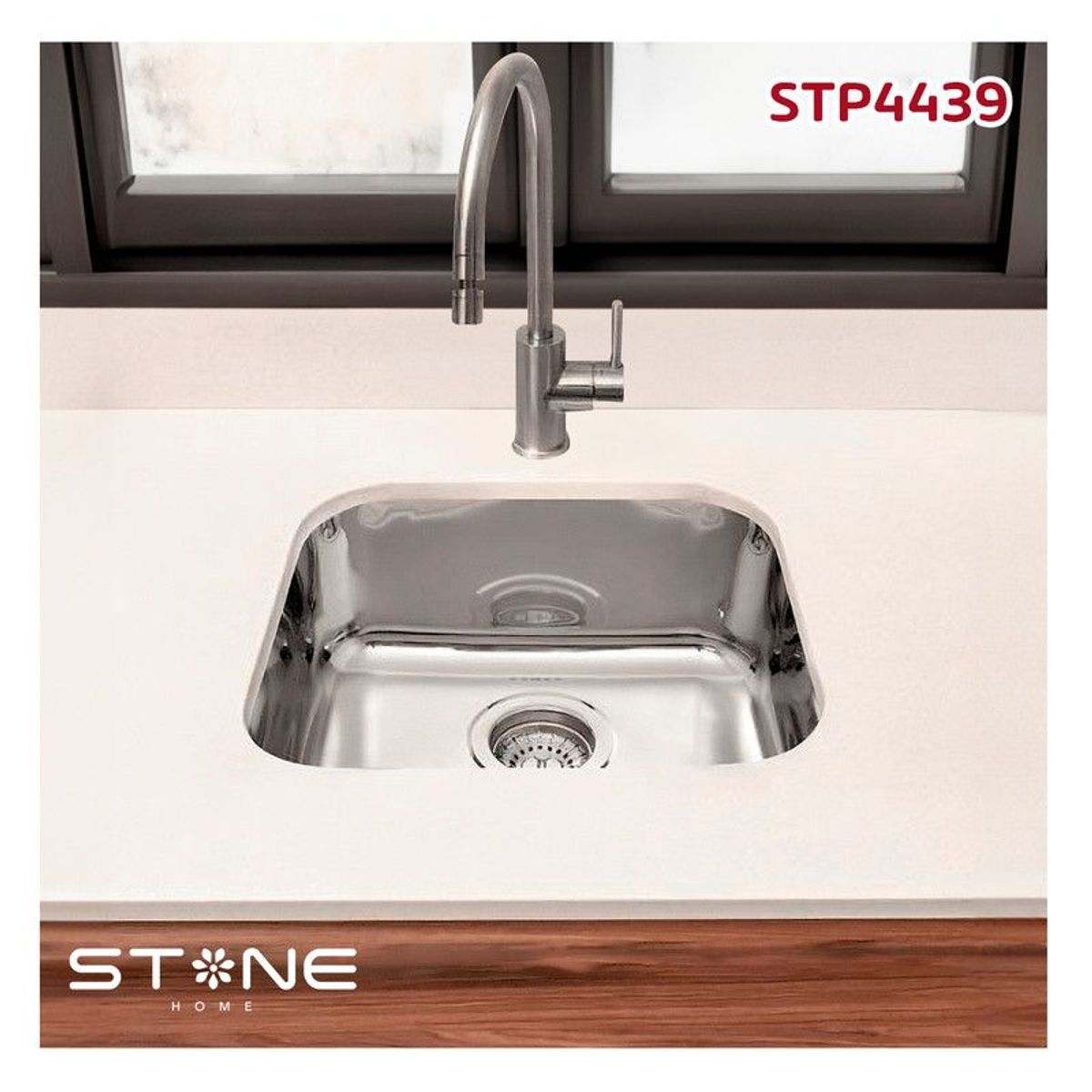 STONE - LAVADERO DE ACERO SIGNATURE STP4439 STONE