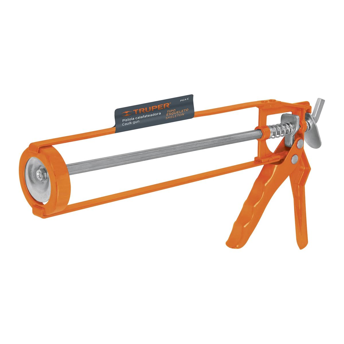 TRUPER - Pistola para Silicona Tipo Esqueleto Truper 17550 - Naranja