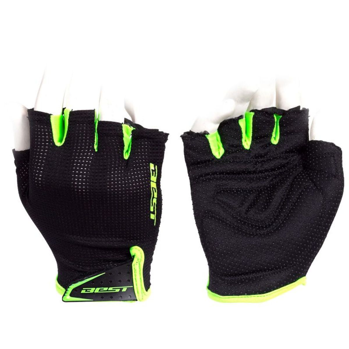 BEST - GUANTES BEST SB-01-8032 NEGRO/VERDE TALLA XL