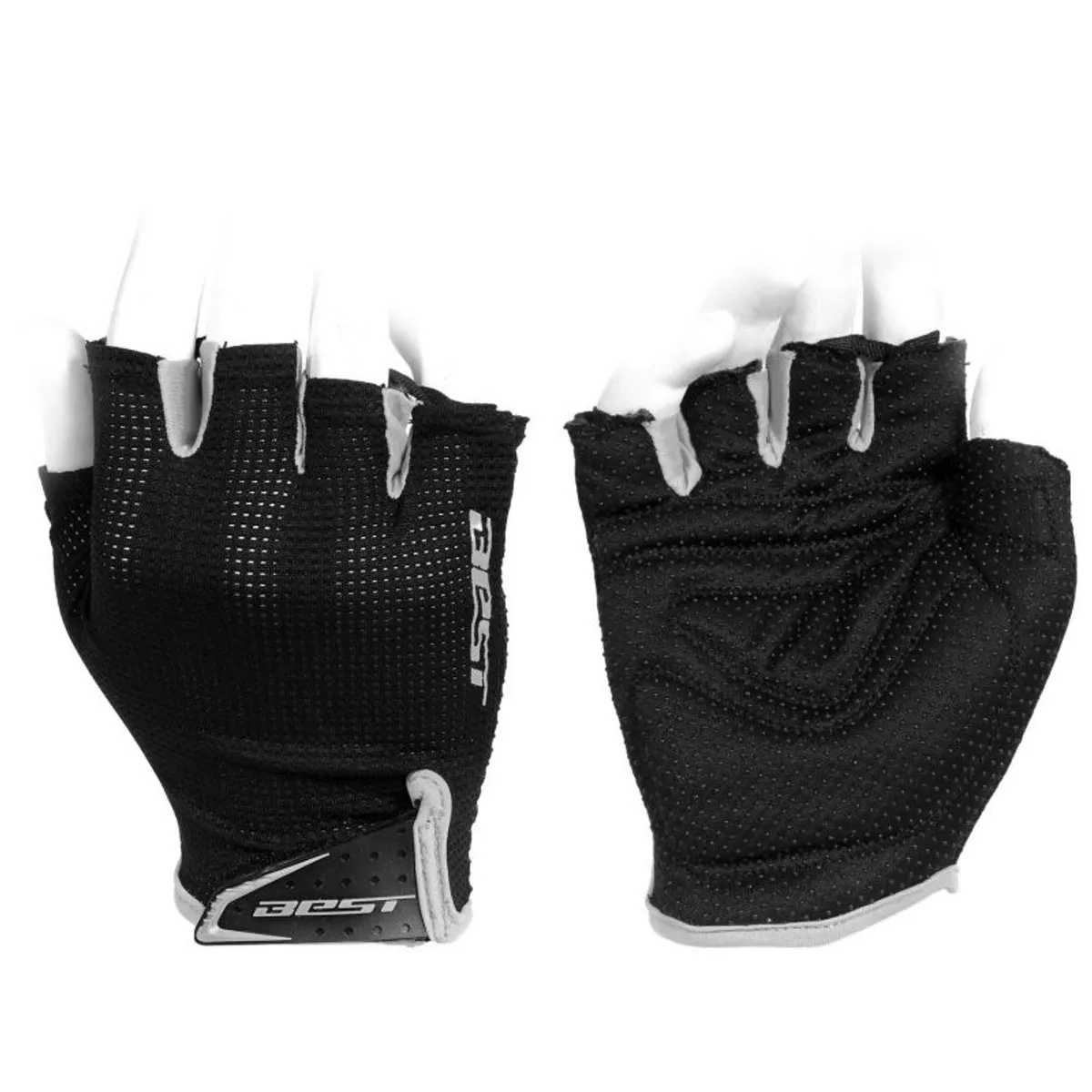 BEST - GUANTES BEST SB-01-8032 NEGRO/GRIS TALLA XL