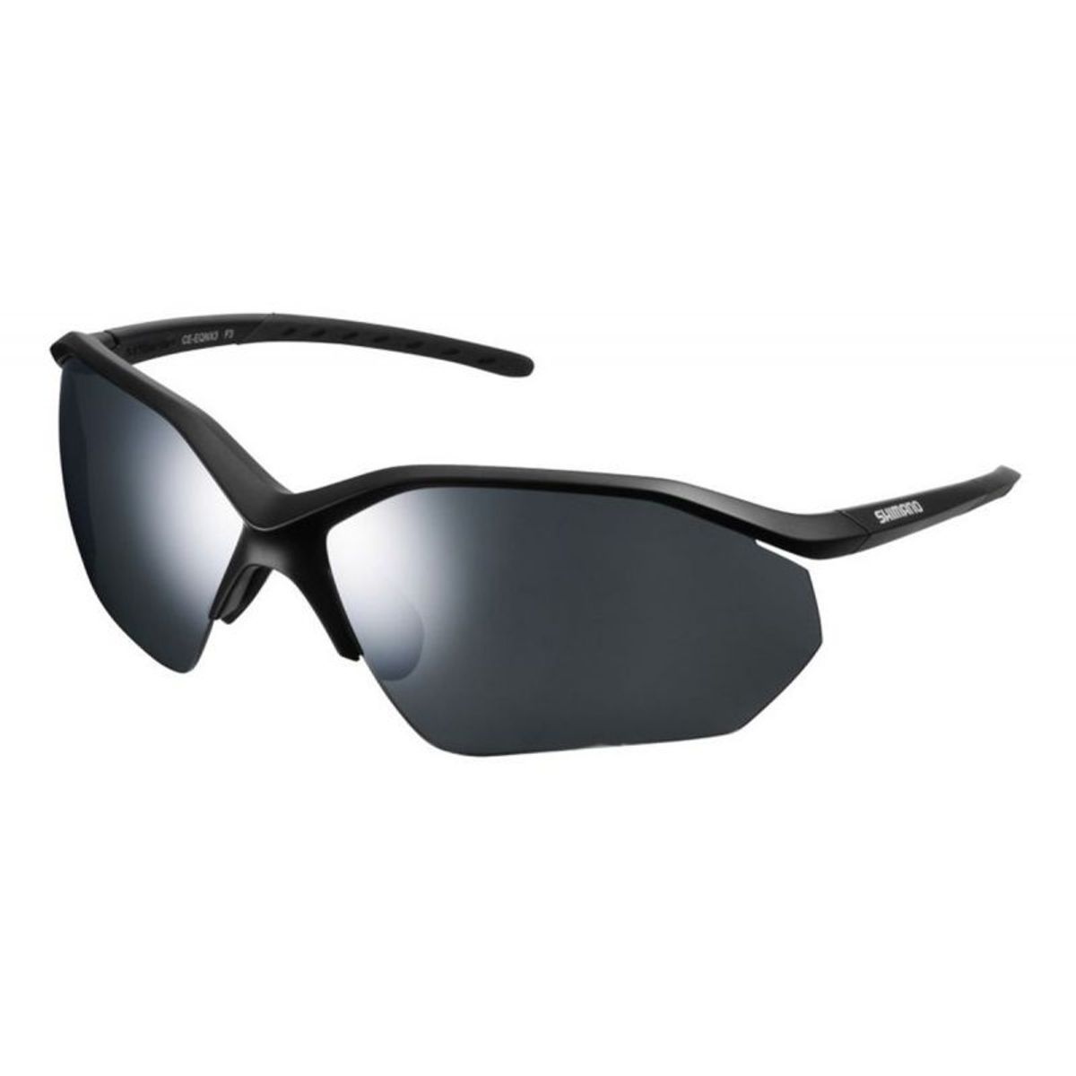 SHIMANO - LENTE EQUINOX MAT BLACK SMOKE SILVER MIRROR ECEEQNX3MRML