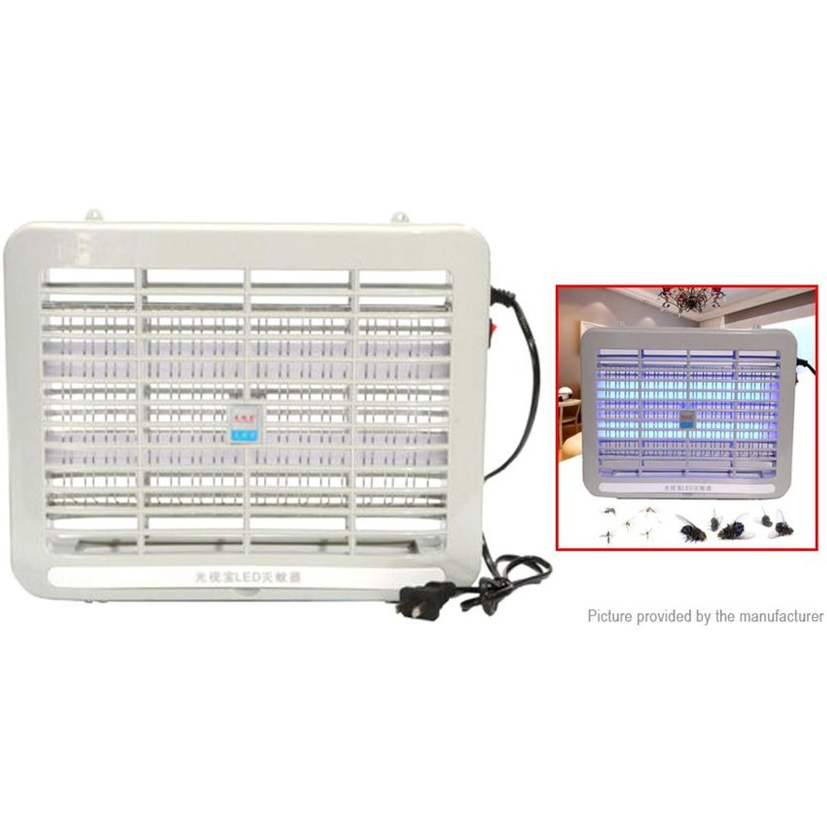 GENERICO - Panel espanta mosquito insectocutor zancudos polilla