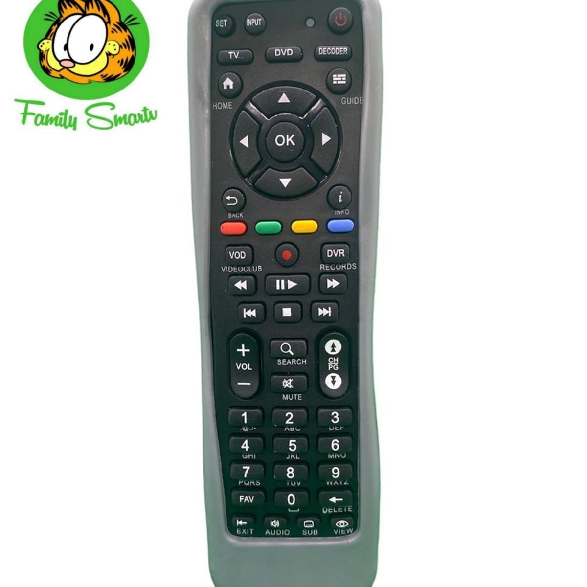 UNIVERSAL - Funda de Silicona para Control Remoto Para Deco Movistar Plomo