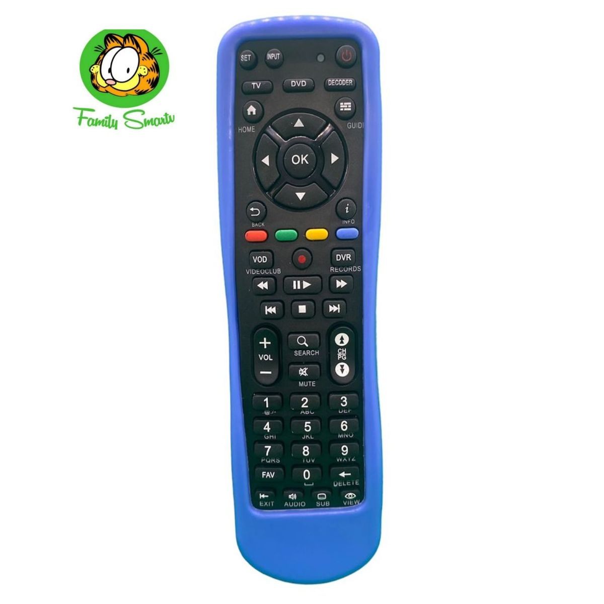 UNIVERSAL - Funda de Silicona para Control Remoto Para Deco Movistar Azul