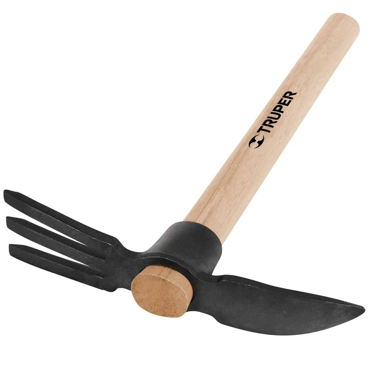 TRUPER - Pico rastrillo mango de madera 14 Truper