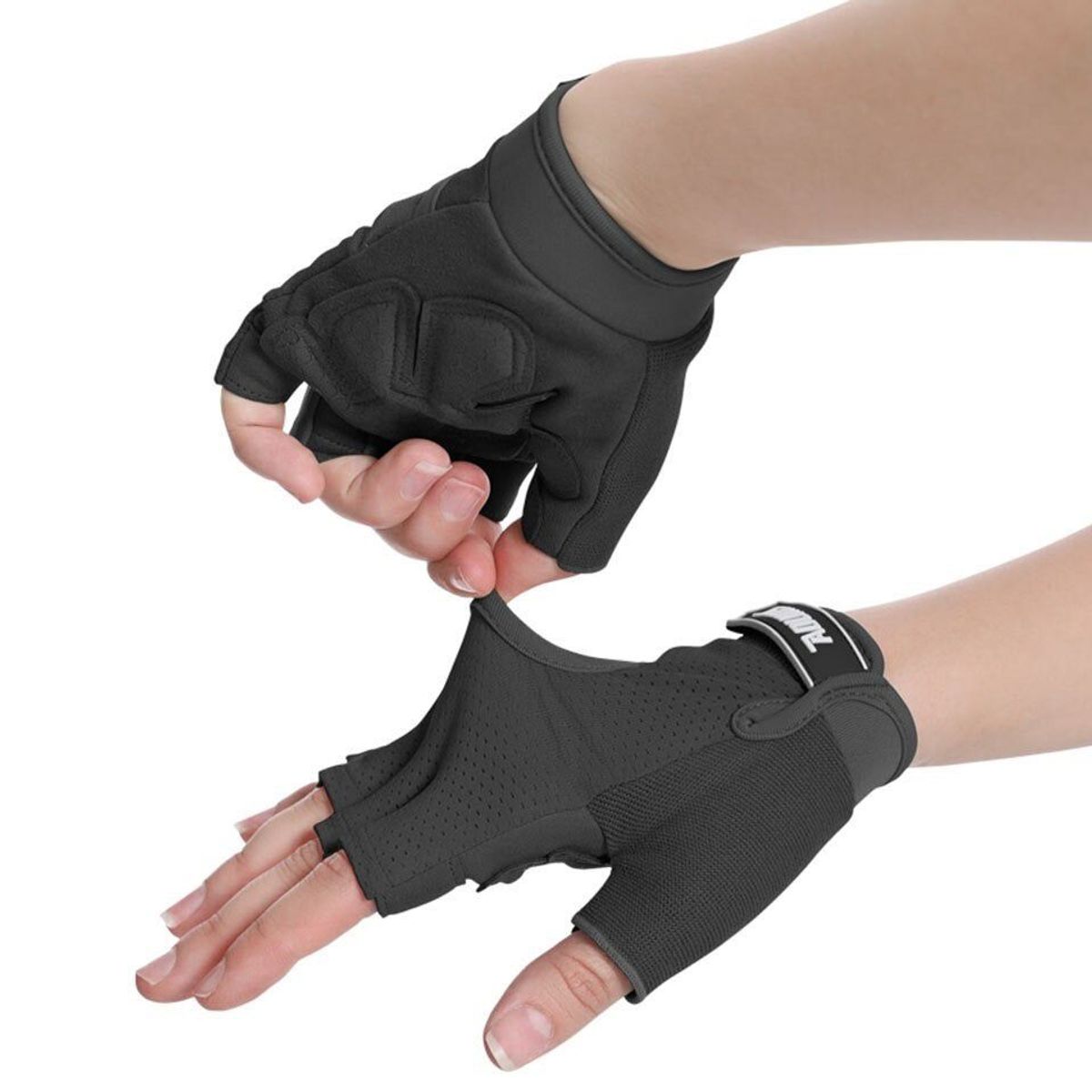 AOLIKES - Guantes Deportivos AOLIKES HS-119 Negro Gym Crossfit