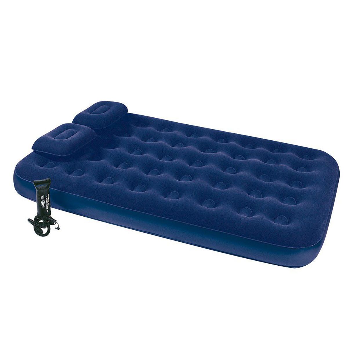 Bestway - Colchon inflable portátil con 2 almohadas suave - Bestway