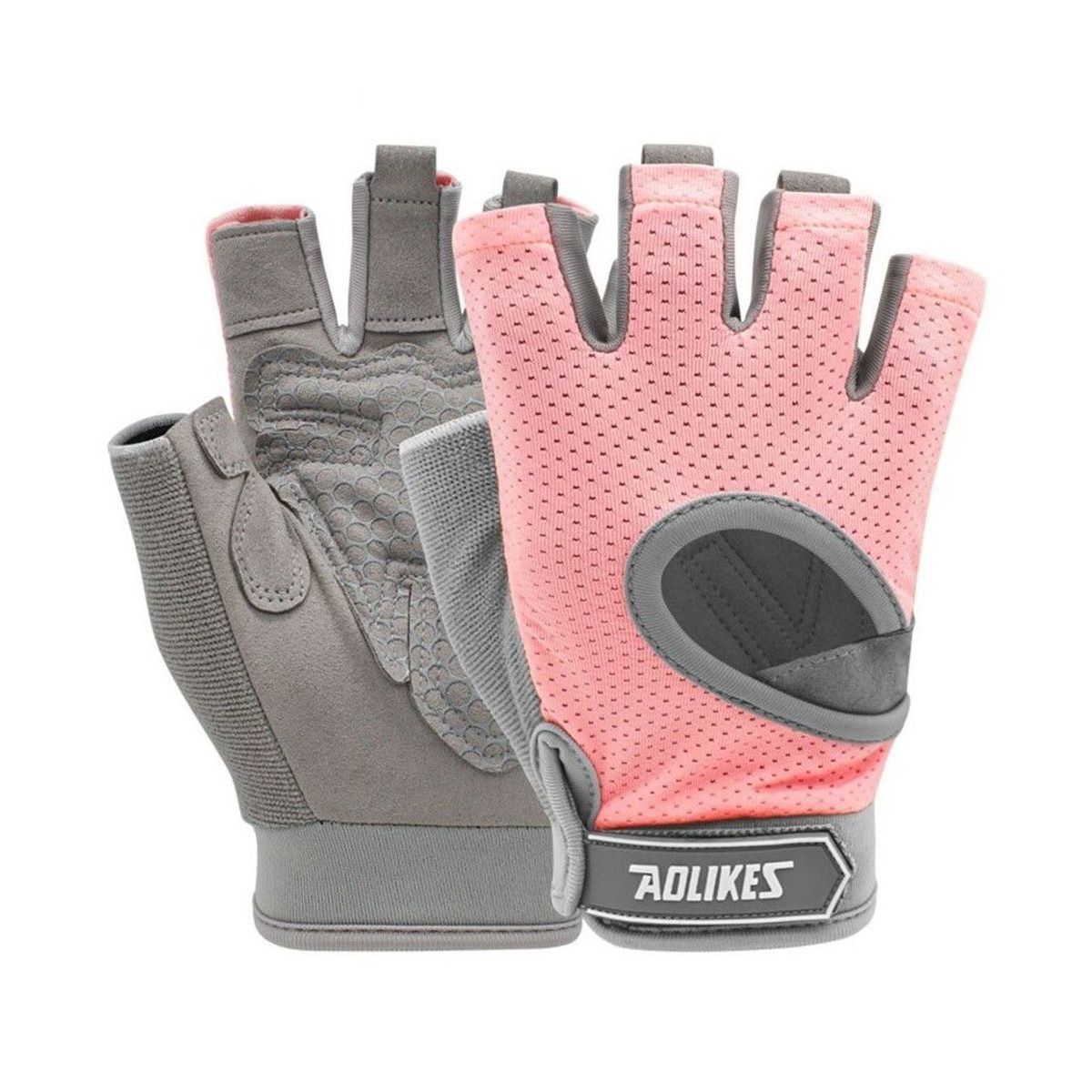 AOLIKES - Guantes Deportivos AOLIKES HS-119 Rosado Gym Crossfit