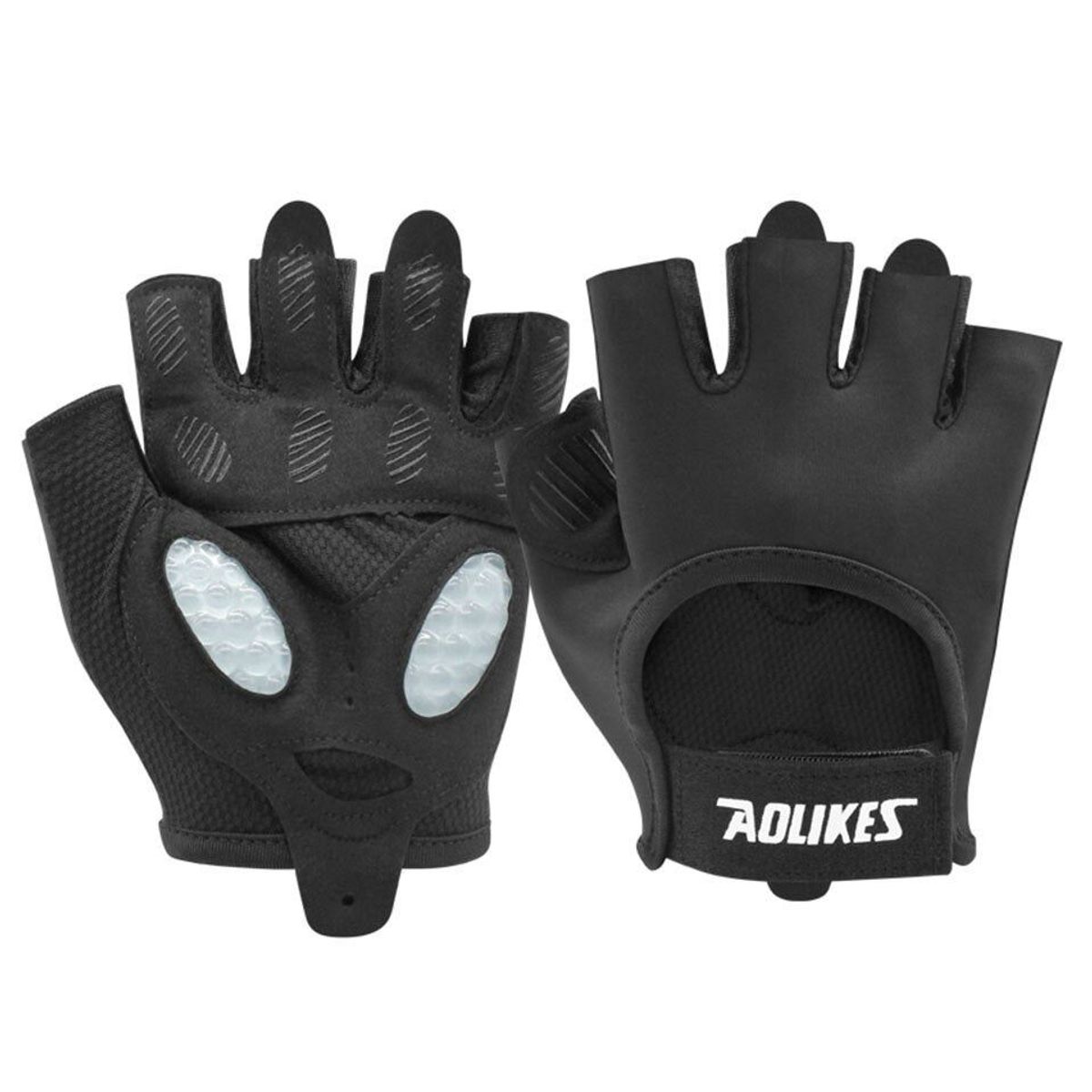 AOLIKES - Guantes Deportivos AOLIKES HS-121 Negro Gym Crossfit