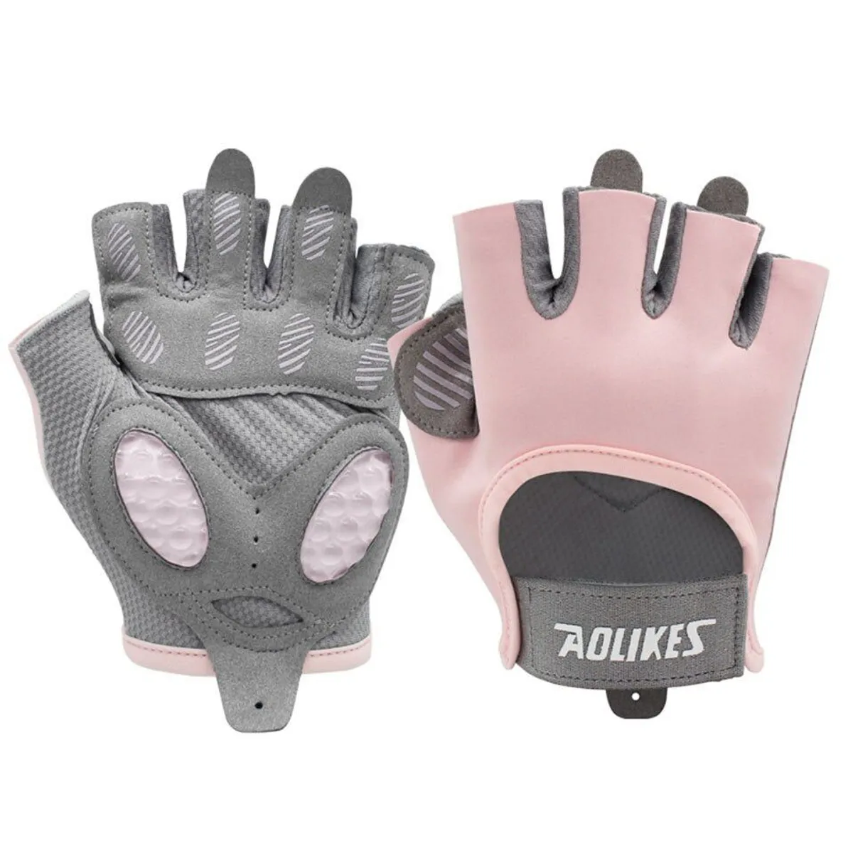 AOLIKES - Guantes Deportivos AOLIKES HS-121 Rosado Gym Crossfit