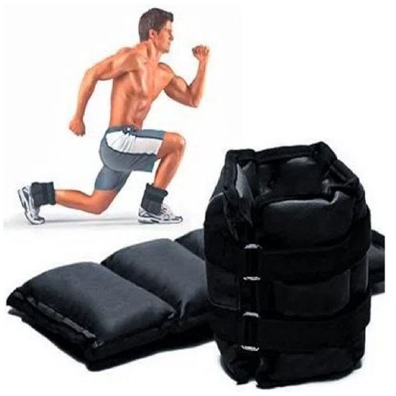ALPHA GYM - Tobilleras con peso, tobilleras con lastre 5 kg