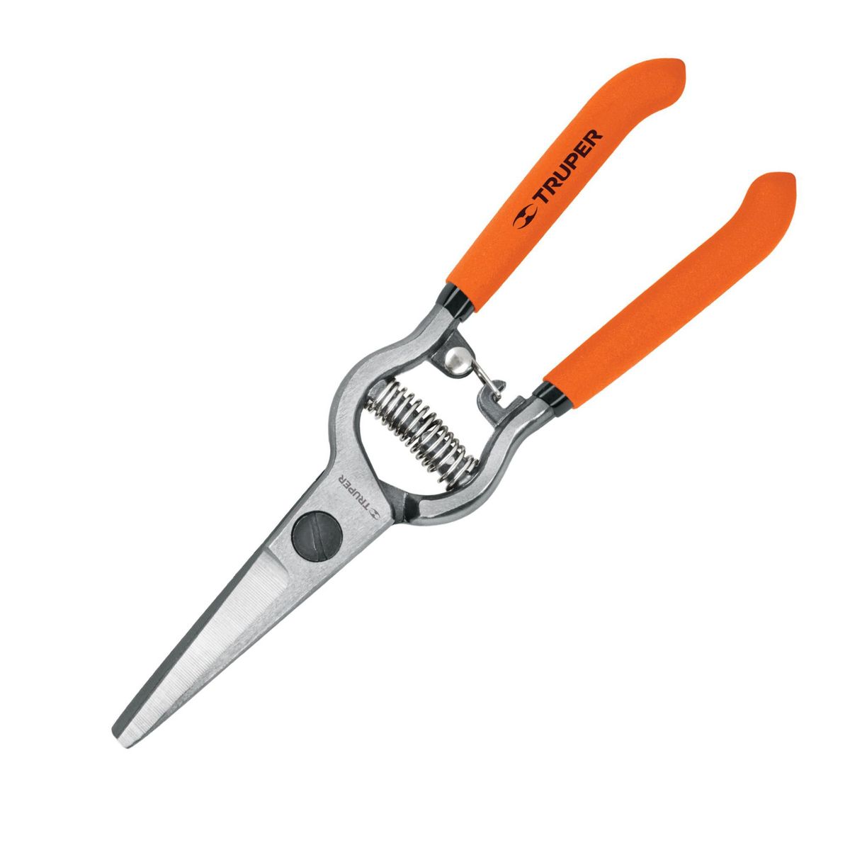 TRUPER - Tijera  de poda forjada 8", curva, Truper