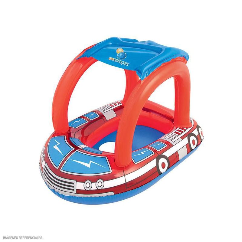 BESTWAY - Flotador de piscina para bebes con sombrilla - BESTWAY
