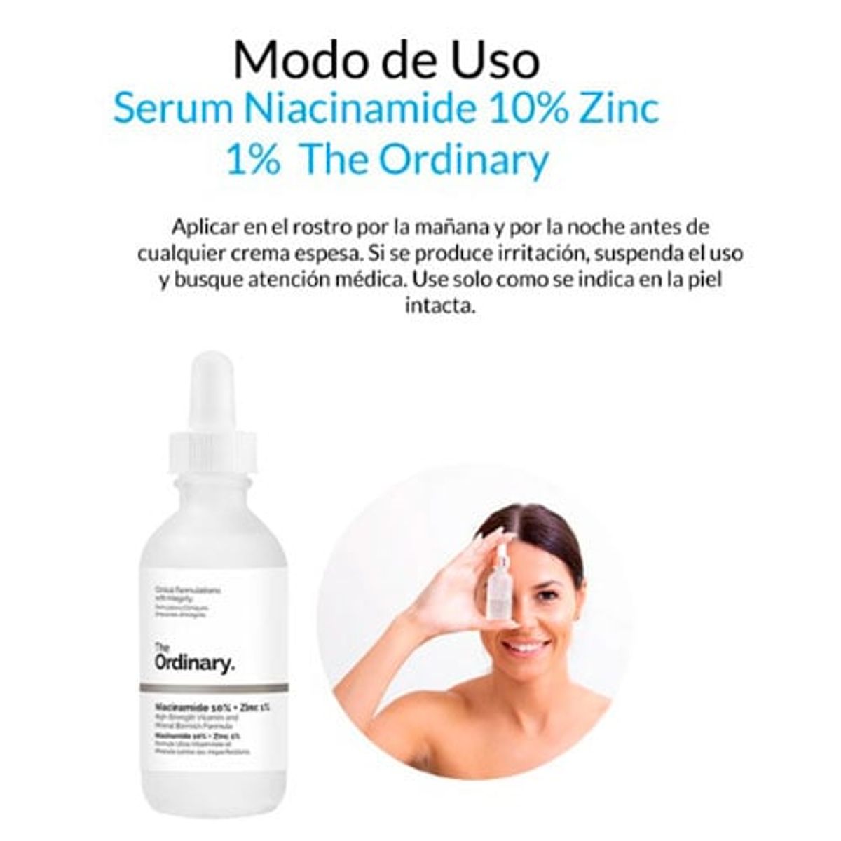 THE ORDINARY - Serum The Ordinary Niacinamide 10% + Zinc 1% 30 ml Original
