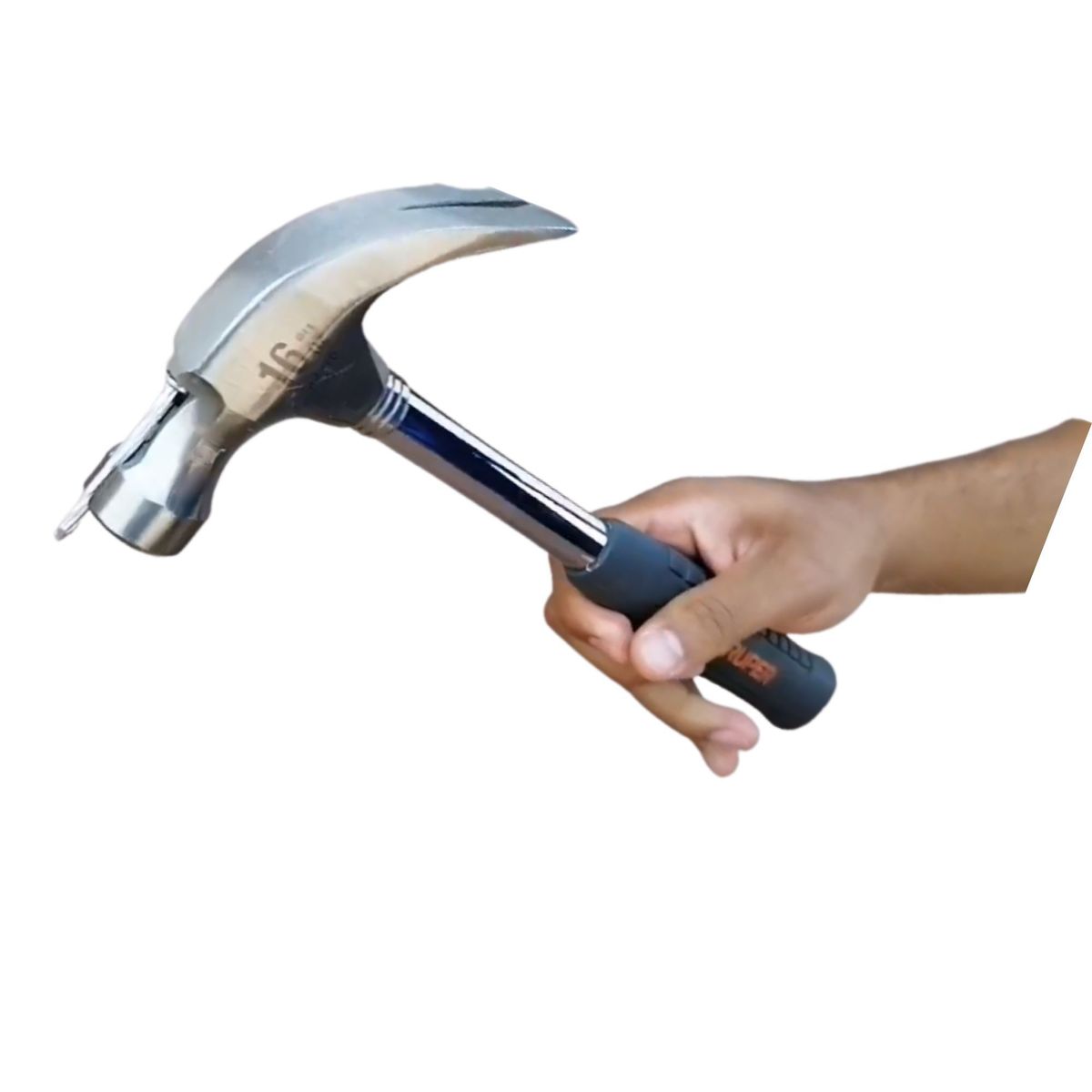 TRUPER - Martillo 16oz uña curva mango tubular cneopreno