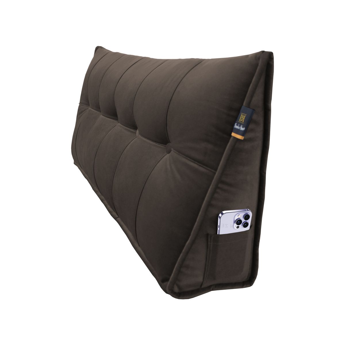 BARAKA HOME - Cojin de Respaldo Bitola 1.5 plz - Chocolate