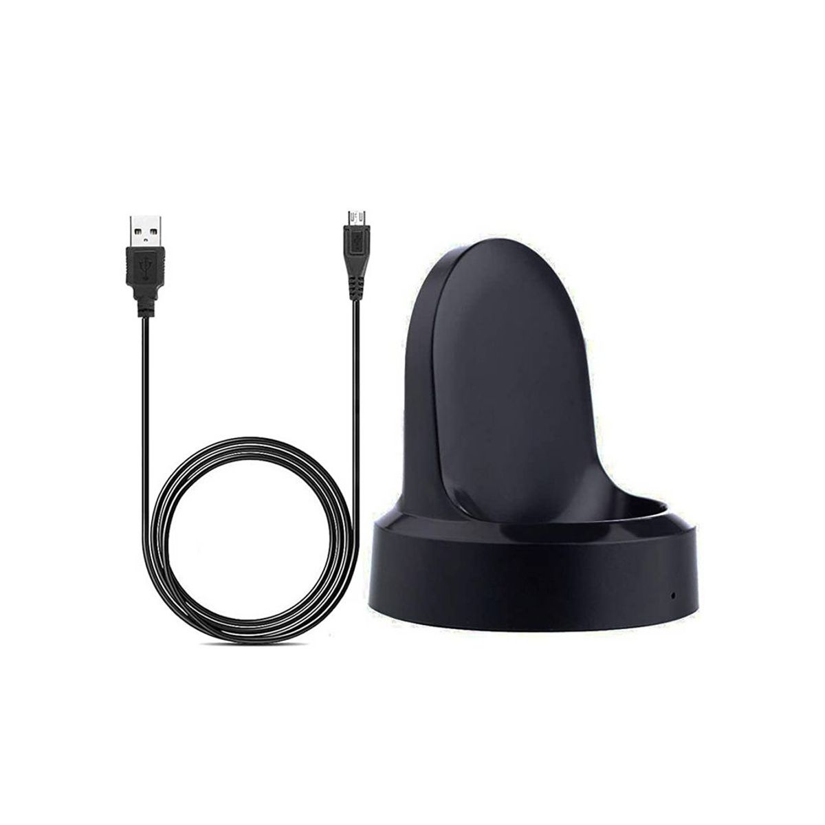 GENERICO - Cargador inalámbrico para Samsung Galaxy Gear S3 Negro