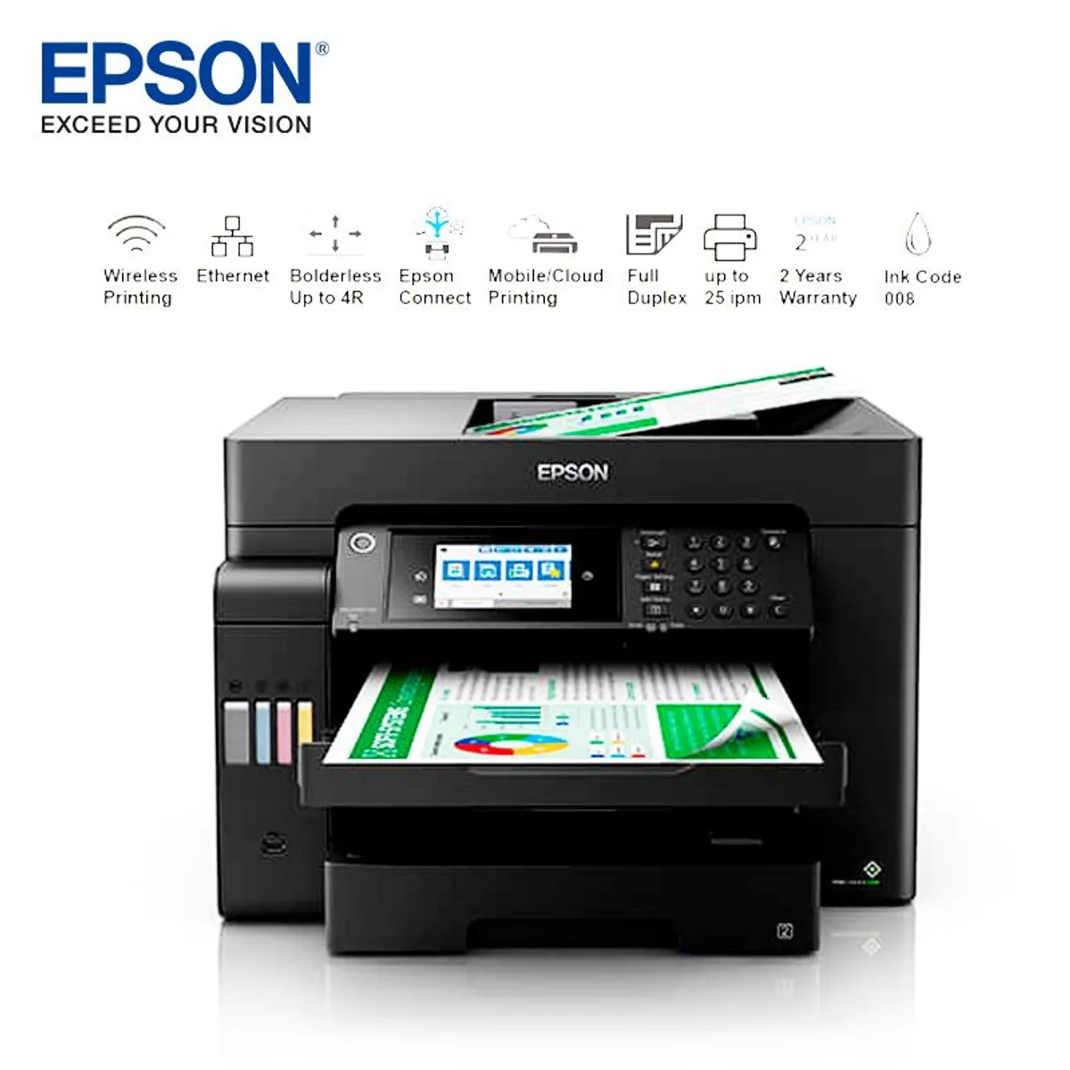 EPSON - Impresora Multifuncional Epson Ecotank L15150 A3 Wifi