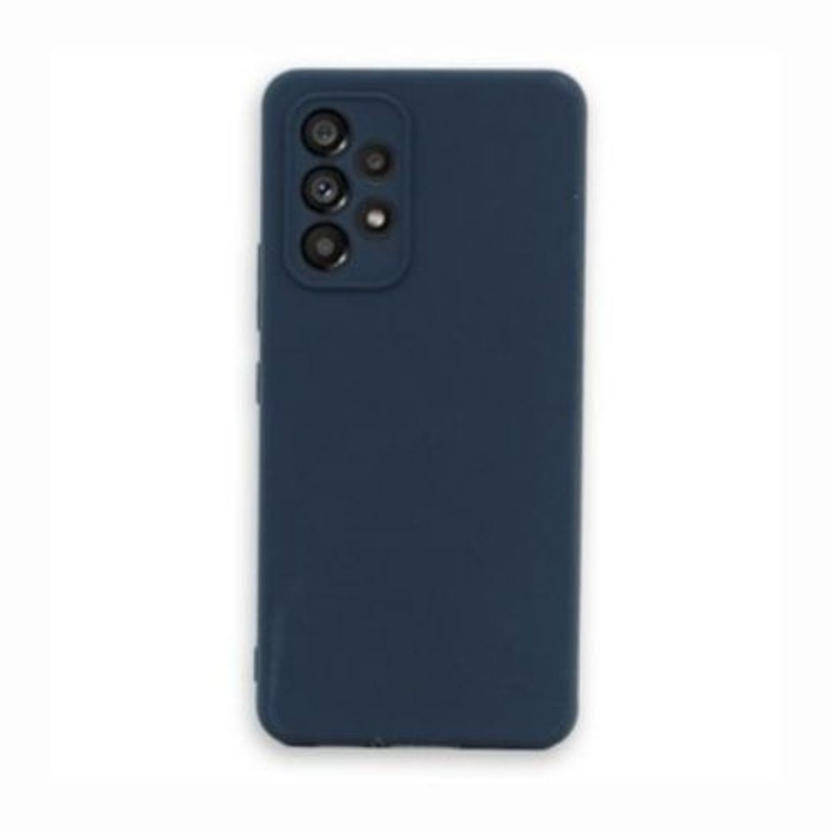 GENERICO - Protector Silicona Samsung A73 - Azul Noche