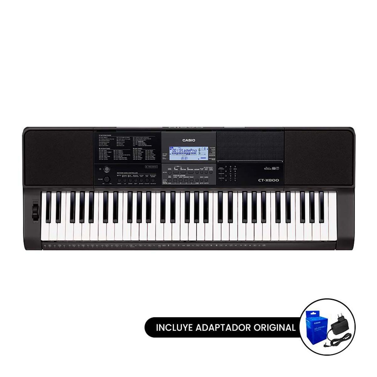 CASIO - Organo Electrónico - CASIO - CT-X800C2-ADAP - Negro