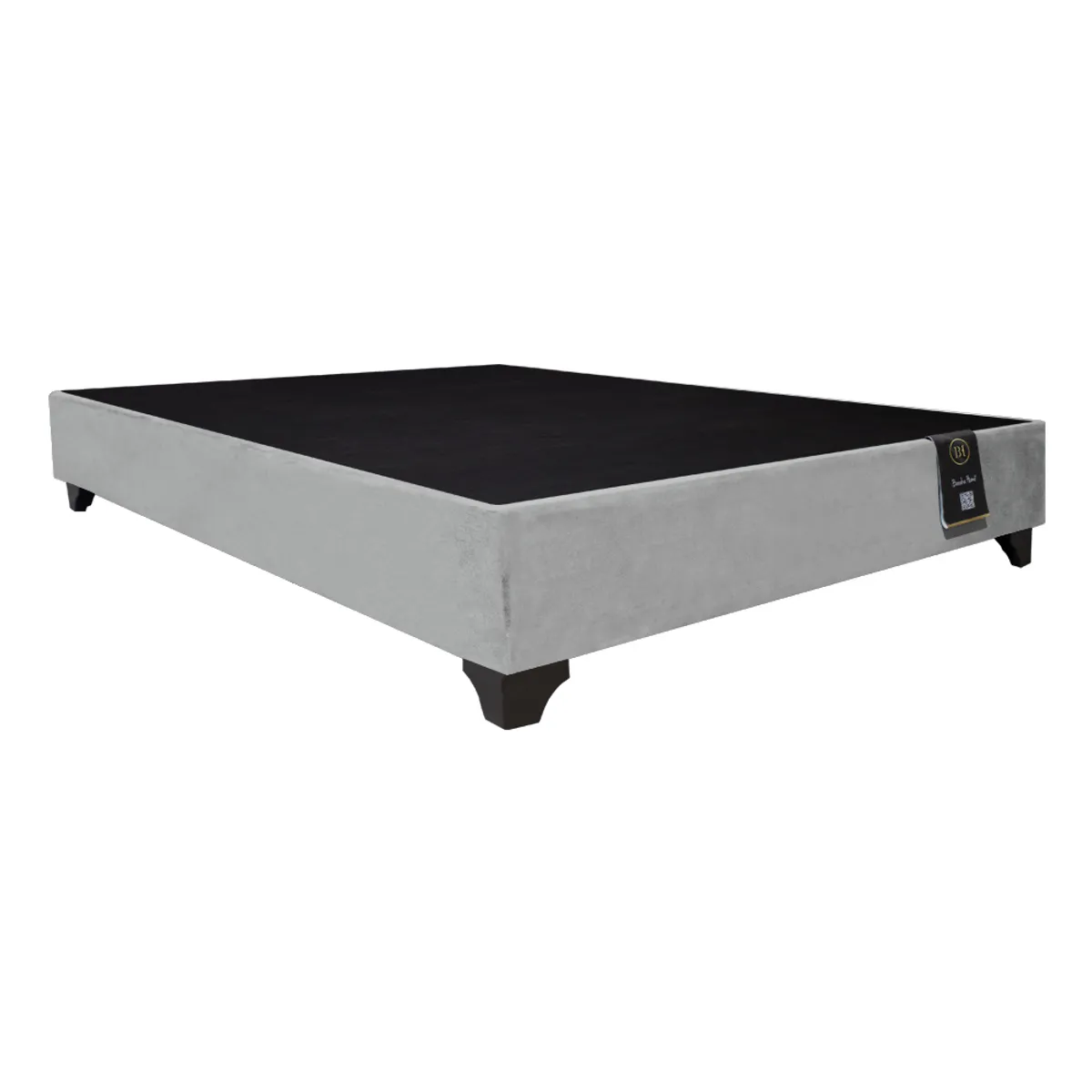 BARAKA HOME - Base De Cama Luton 2 Plz - Gris claro