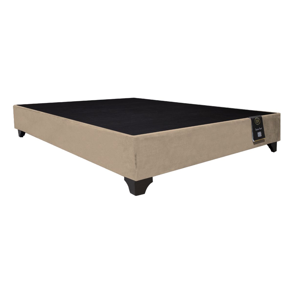 BARAKA HOME - Base De Cama Luton 2 Plz - Beige Claro