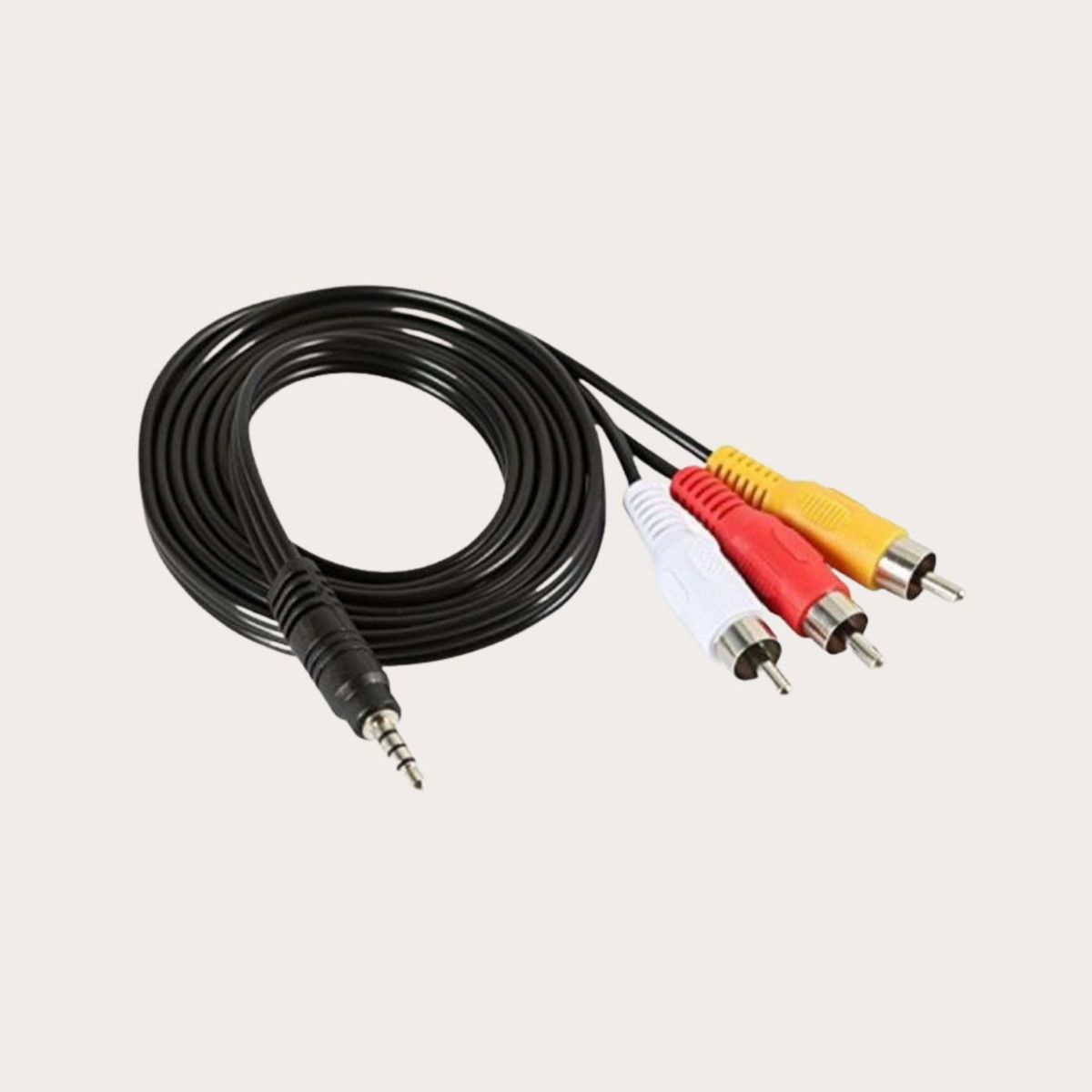 GENERICO - Cable Jack 3.5 Mm Macho A 3 Rca Macho 1.5 Mt