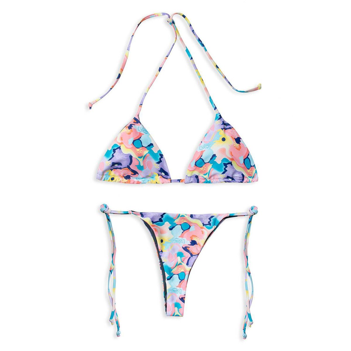 GZUCK - Ropa De Ba¥O Bikini X 2 Piezas (En Blanco) Catlyn Mujer