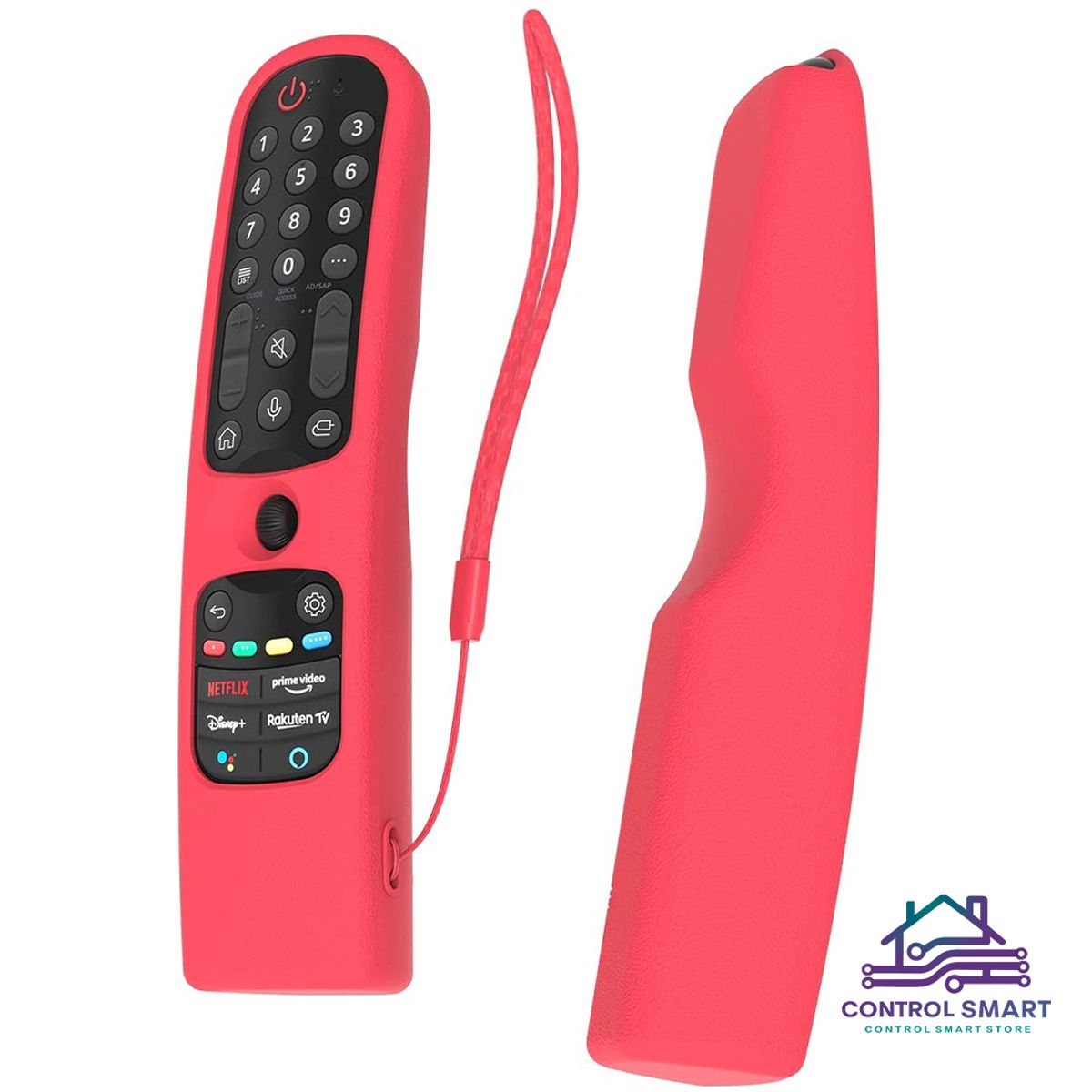 SIKAI - Funda Para Control LG Magic Mr21 Mr22 Mr23 Mr24Rojo