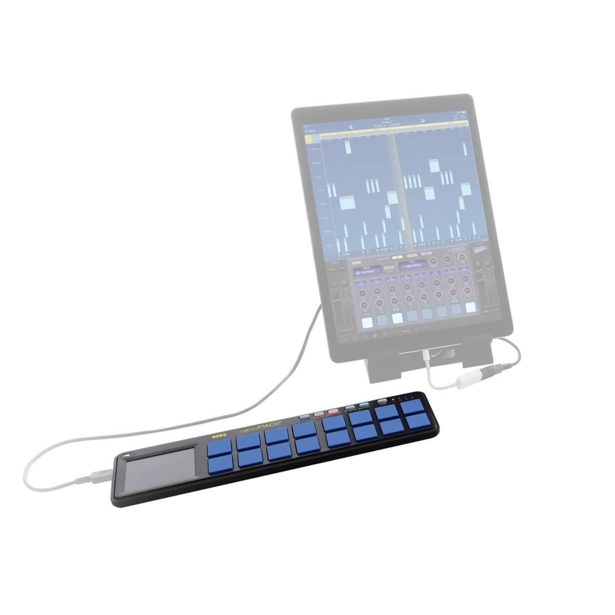 KORG - CONTROLADOR MIDI KORG NANOPAD2-BLYL AZUL