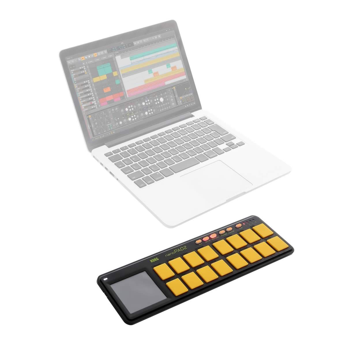 KORG - CONTROLADOR MIDI KORG NANOPAD2-ORGR NARANJA