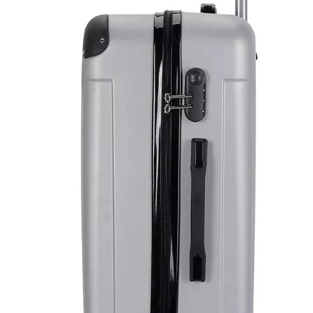 GENERICO - Maleta de Cabina con Clave Carry on 10kg - Plateado