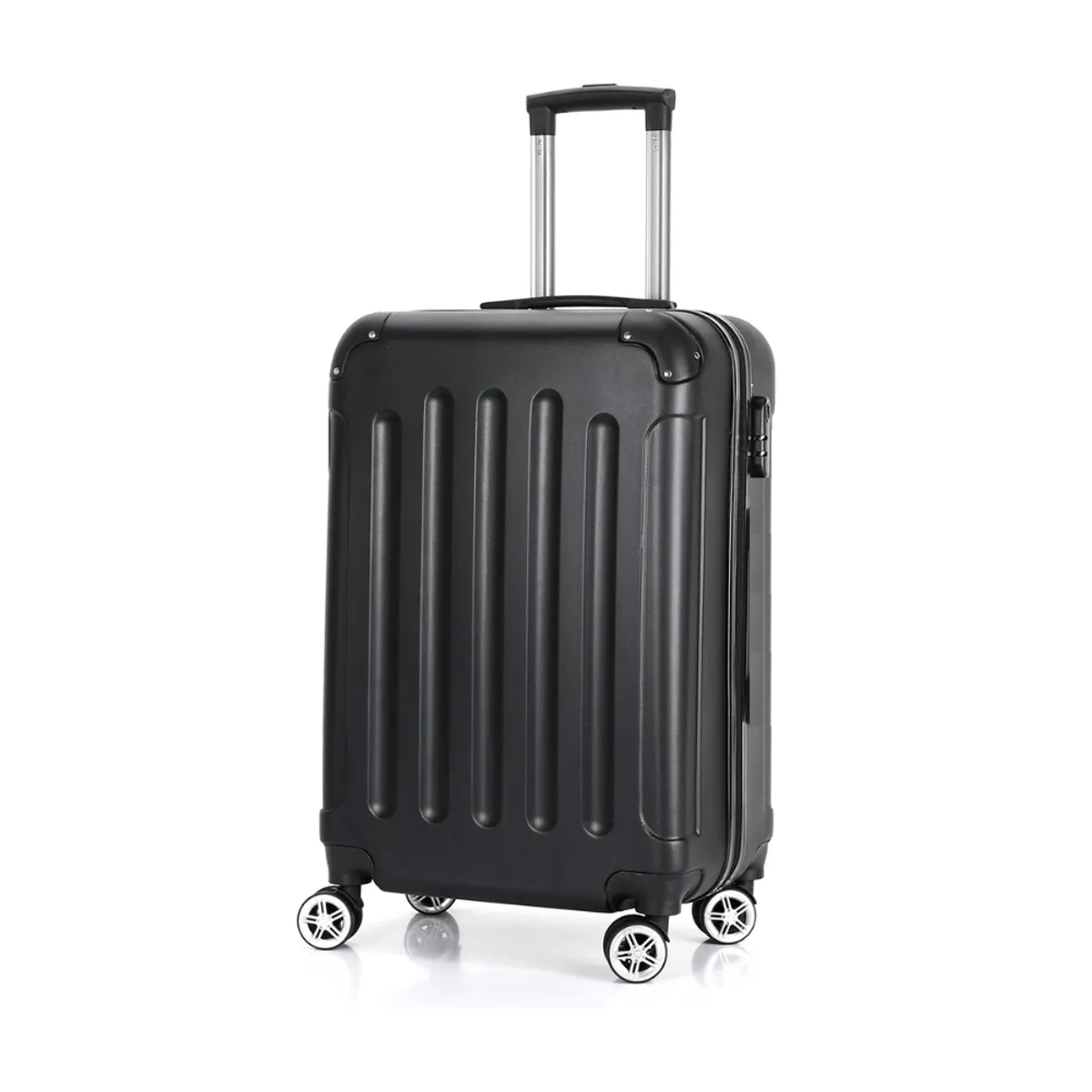GENERICO - Maleta de Cabina con Clave Carry on 10kg - Negro