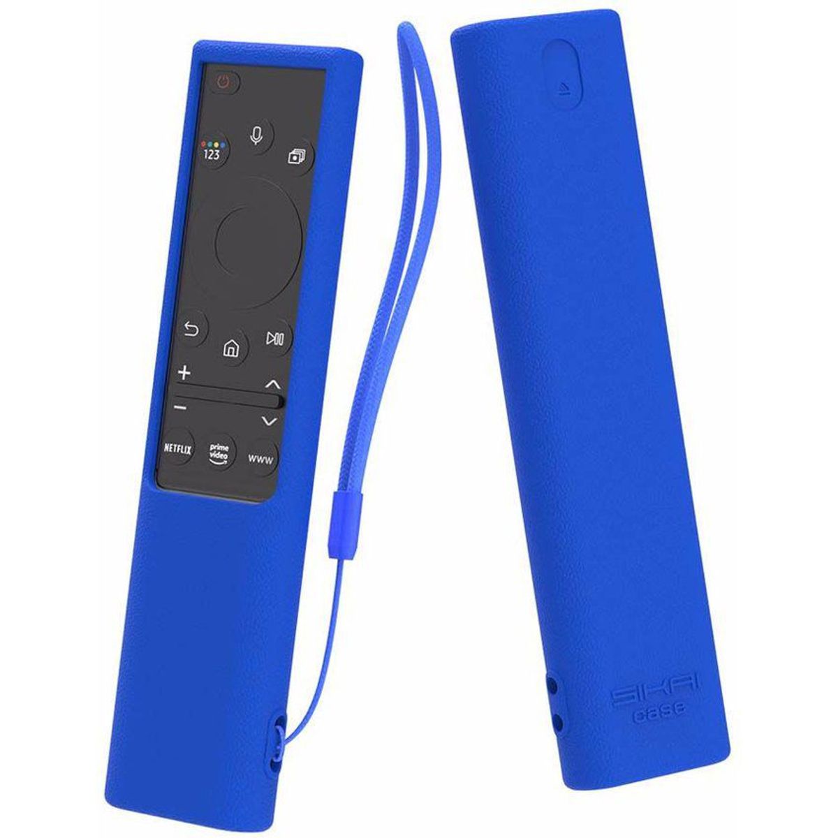 SIKAI - Funda Protector De Silicona Control Samsung Qled  2021 _ Azul