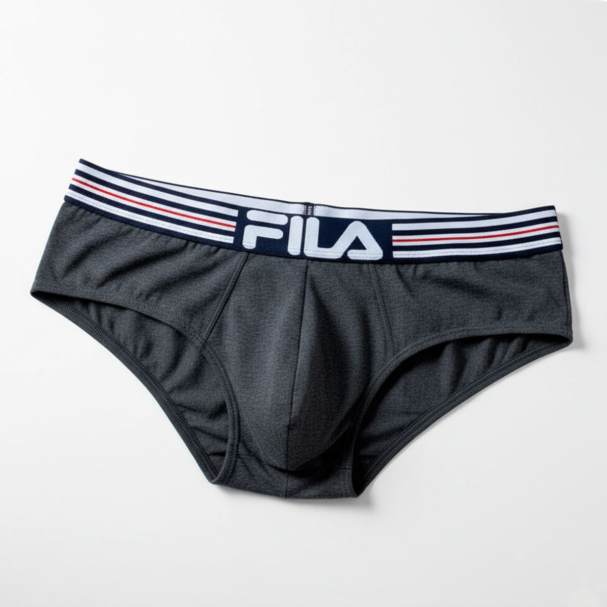 FILA - Trusa Fila Deportiva Gris Oscuro