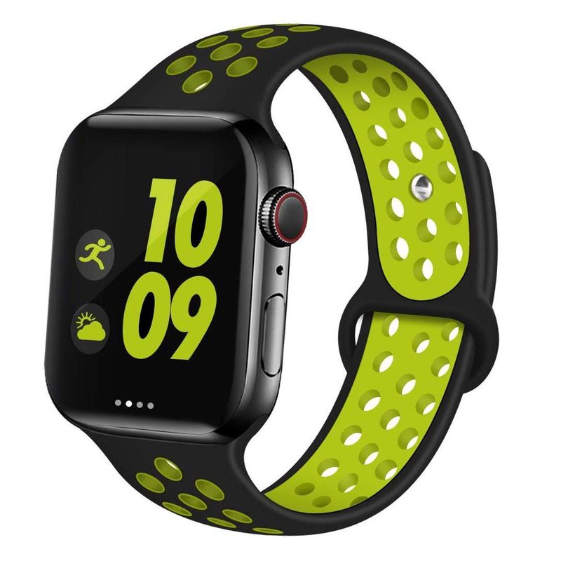 GENERICO - Correa Silicona Sport para Apple Watch 38mm - 40mm - 41mm - NV