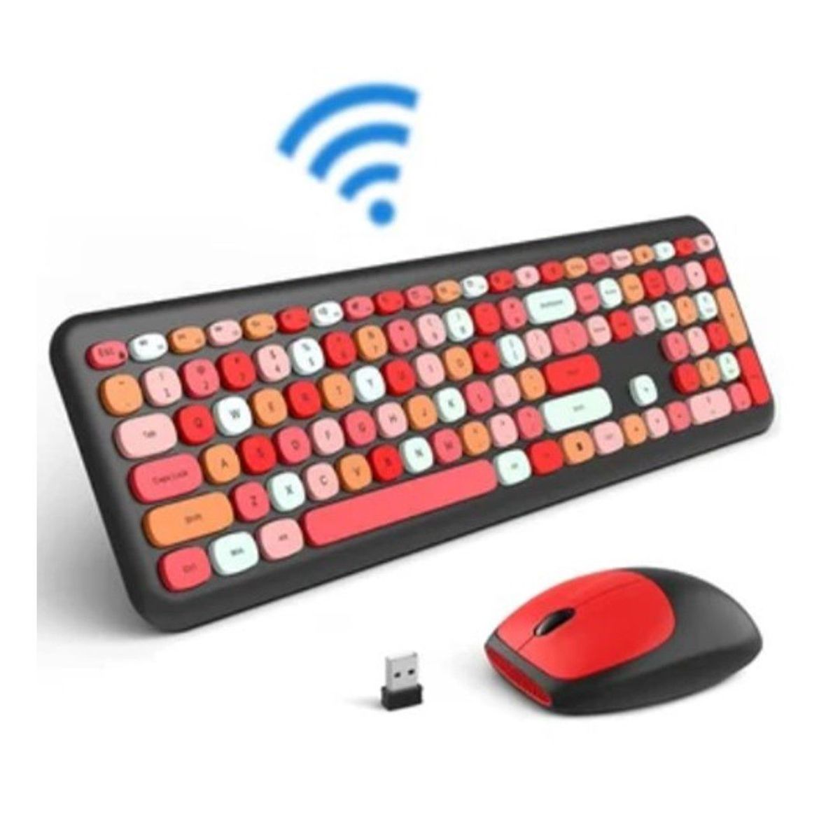 GENERICO - Teclado y Mouse Mofii Combo Inalámbrico 2,4 G Negro