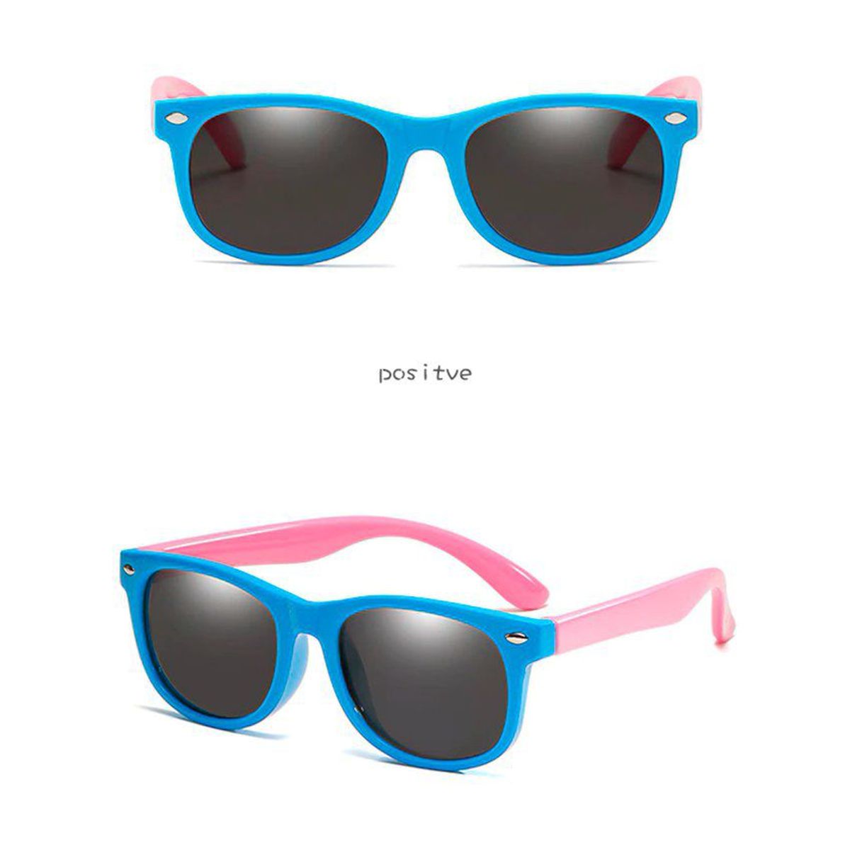 GENERICO - Lentes de Sol Niñas Polarizados Flexibles Uv400 Rosa Fuc