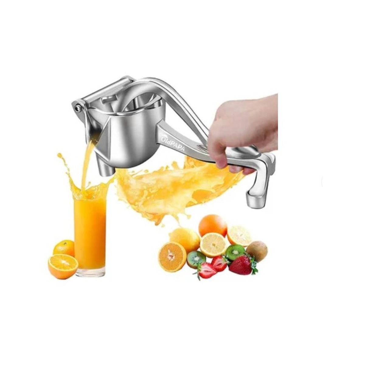 GENERICO - Exprimidor de citricos de acero inoxidable de calidad