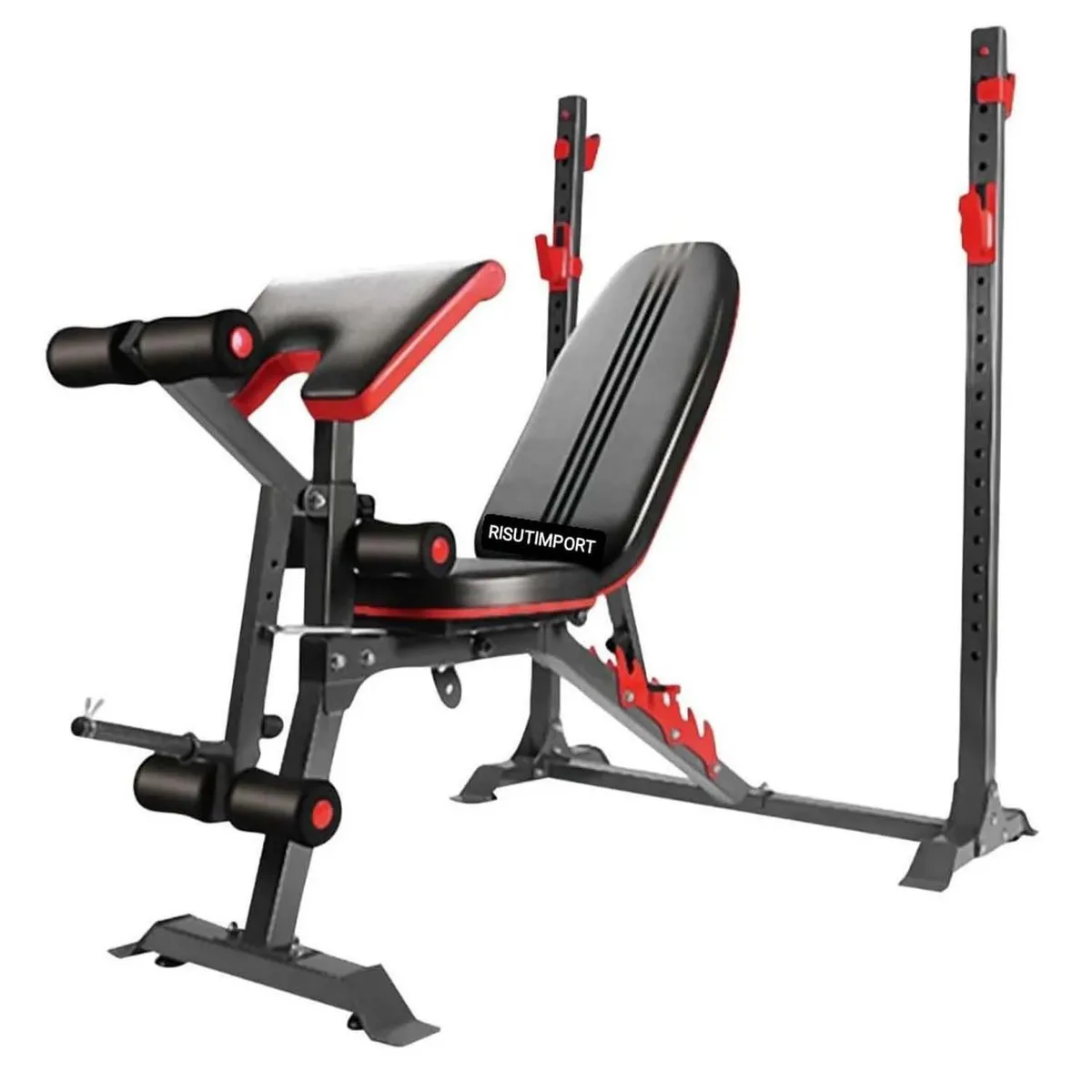 RISUTIMPORT - Banca Pecho Libre  Rack Squat  Predicador