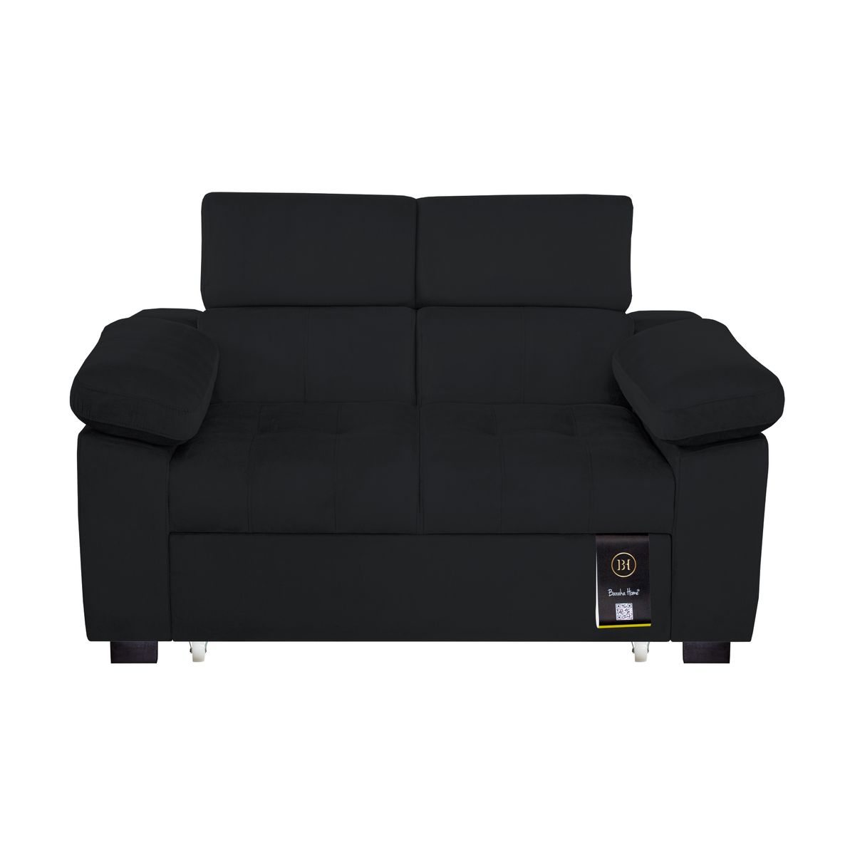 BARAKA HOME - Sofá Cama Baltimore 1.5 Plz - Negro
