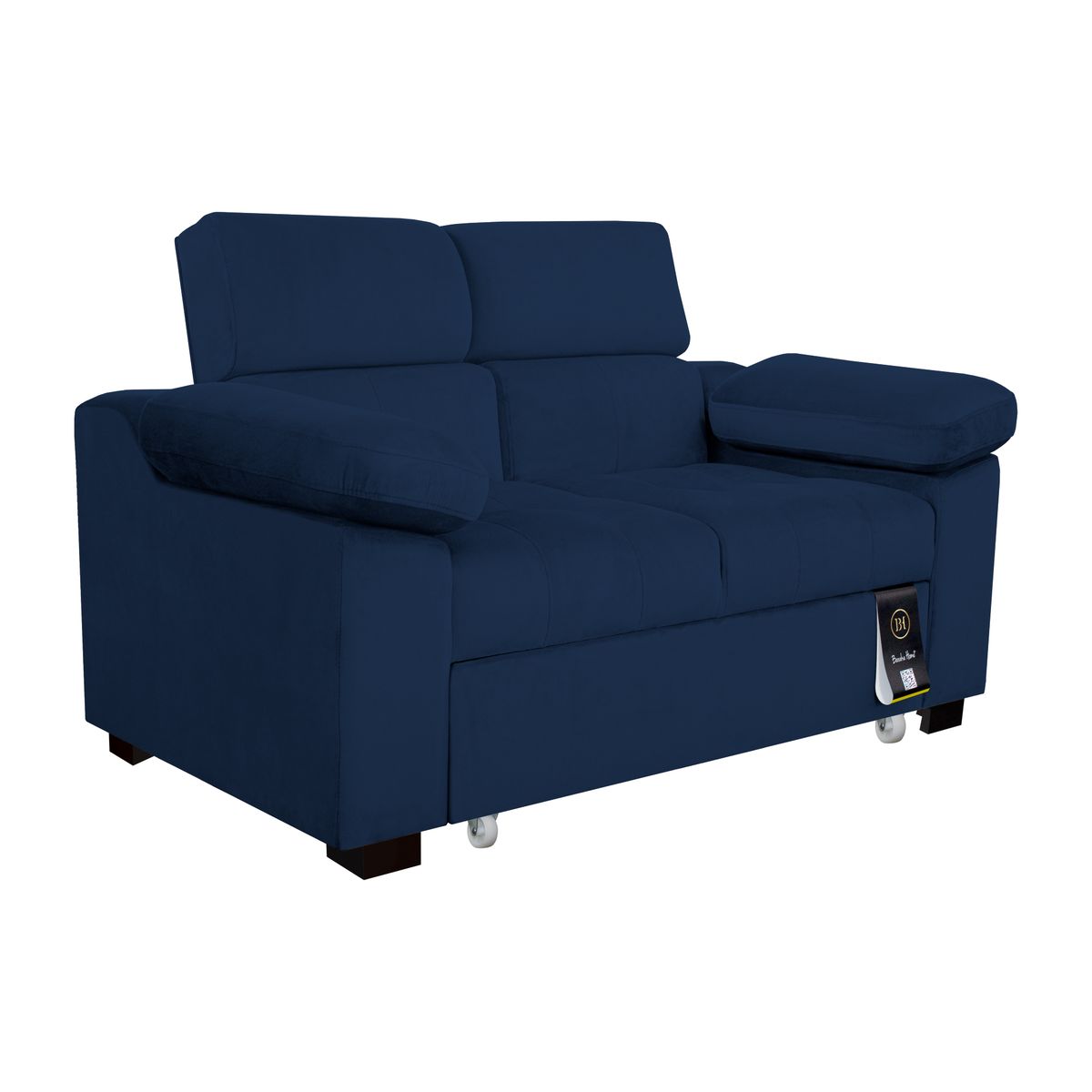 BARAKA HOME - Sofá Cama Baltimore 1.5 plz - Azul Marino