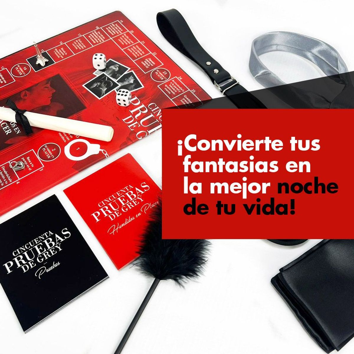 GENERICO - Juego De Mesa Para Parejas 50 Pruebas Sombras De Grey