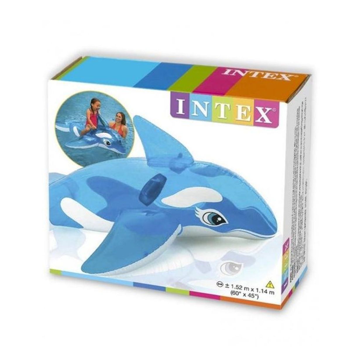 INTEX - Flotador inflable montable modelo ballena - INTEX