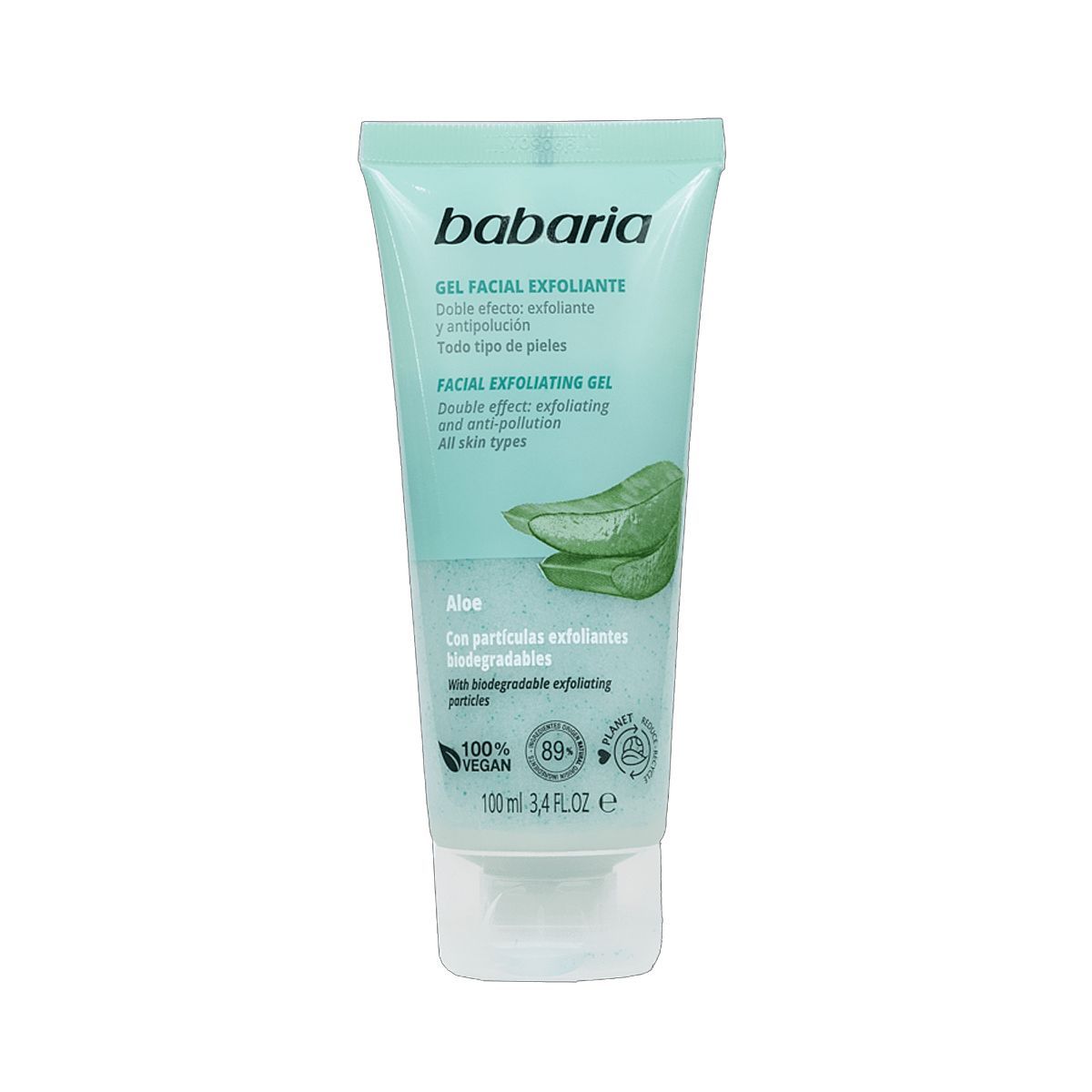BABARIA - Gel Facial Exfoliante Aloe Vera Babaria