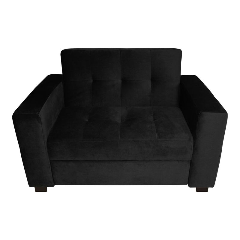 BARAKA HOME - Sofá Cama Madison 1.5 Plz - Negro